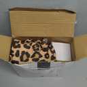 Yaomiao 4 Pcs Leopard Gift Stuff Set for Girl Women Cheetah Print Blanket 20 oz Leopard Stainless Tumbler Cheetah Tote Bag Bracelet Keychain, Party Gifts Supplies