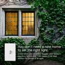 Lutron Ariadni/Toggler LED+ Dimmer Light Switch for Dimmable LED, Halogen and Incandescent Dimmer Switch, 150W, Single-Pole/3-Way, AYCL-153P-WH, White