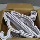 80 pcs White Baby Nursery Closet Hangers,Non-Slip Laundry Infant Pant Hanger for Newborn Clothes,Ultra-Thin Child Coat Hanger for Girl Boy Toddler Kids