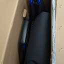 Drive Medical Blue Streak Wheelchair with Flip Back Desk Arms, Swing Away Footrests,FoldingDesk Length Arms, Alloy Steel, 20 Inch Seat
