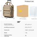 16 Inch Underseat Carry On luggage with wheel,Rolling Small luggage