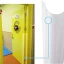 4 PCS AILUOQI Door Jam Shield Finger Pinch Guard for Baby Proofing, Kids, Hinge Cover Pinch Guard for 90 & 180 Degree Doors Frame & Baby Gate. 47.2" H, 6.7" W. 4 Pieces Set