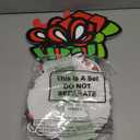 12 Pcs Large Red and Green Christmas Tree Decorations Lime Green Christmas Picks Santa Hat Candy Wreath Cutouts Picks Ornaments for Xmas Tree Vase Wreath Stairs Garland Decoration Supplies