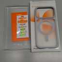 TORRAS Magnetic Shockproof for iPhone 17 Pro Case, Camera Control, Compatible with MagSafe, MilitaryGrade Protection, Stronger Slim Translucent Phone Case for iPhone 17 Pro, Silver White