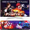 FVBADE[10000 in 1] 18S Pro Pandora Box Arcade Game Console WiFi Function to Add More Games Compatible PC & Projector & TV ,3D Games 4 Players Category Favorite List Save/Search/Hide/Pause, Whole