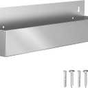 22" Stainless Steel Bottle Holder, Stainless Steel Bottle Holder Rack, Suitable for Bar, Kitchen, Garage