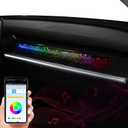 RGB Ambient Light for Tesla Model 3 & Model Y, LED Center Console Dashboard Neon Light with Storage Box for 2019-2022 Tesla Model 3/2021-2024 Model Y Accessories (Starry Sky Style)