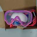 Swim Goggles Kids 6-14, Diving Mask No Tangle StrapWater Goggles Nose Cover for JR / Youth