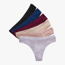 Hanes Women's Microfiber Stretch Underwear Pack, Comfort Flex Fit Brief Bikini or Thong Panties, 6-Pack