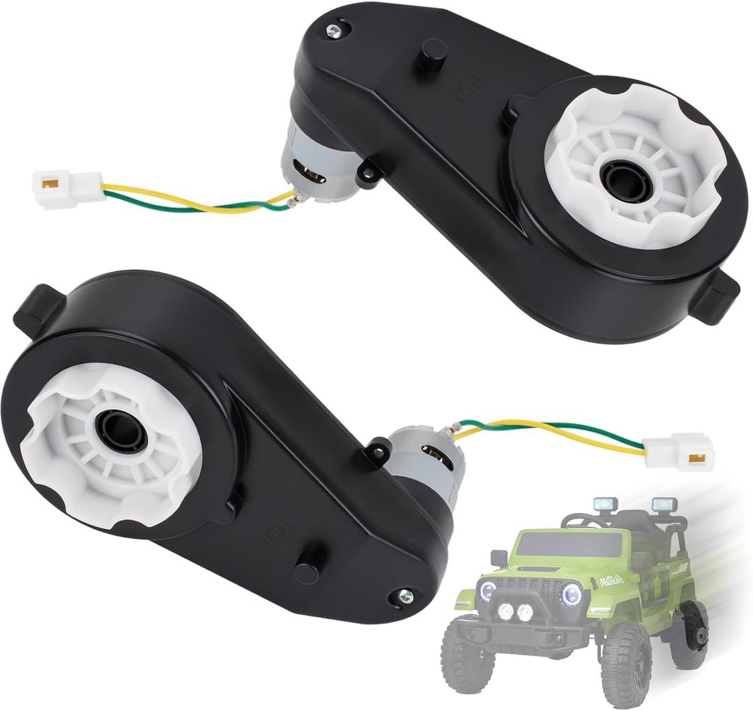2Pcs 12V Powered Wheels Motor Upgrade Gearbox Electric Motor 12V RS550 40000RPM High Speed RS550 Drive Engine Jeep Upgrade Motor