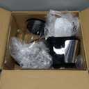 Amazon Basics Powerful 700W Countertop Blender with 6-Cup (50 Fl. Oz) Glass Jar, 6 Pre-Programmed Functions, Ice Crush, Stainless Steel Blades, Black & Silver