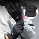 KEMIMOTO Safety Work Gloves for Men/ Women, Touchscreen Tactical Gloves with Foam Padding Protection, Breathable & Lightweight, for Mechanic, Gardening, Bike, Construction, Yard Work (Black-L)