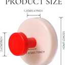2 x 8 Pack Suction Cup Hooks, No Drill Bathroom Hooks for Glass & Tile | Reusable waterproof suction hooks for towels, robes and accessories on smooth glass, mirrors, tile and metal.