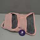 cyeollo Dog Winter Coat Reversible Dog Jacket Turtleneck Warm Sweater Fleece Sherpa Doggie Jackets Vest for Cold Weather Clothes Puppy Coats for Small Dogs, Pink Small