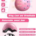 Kids Bike Helmet Set, Adjustable Helmet for Ages 2-3-5-8-14 Year Boys Girls, Toddler Pad Set with Knee and Elbow Pads for Bike, Roller, Skating, Scooter, Longboard and More Sports, 6 Color