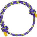 Wind Passion Rope Bracelet For Men And Women Purple And Yellow