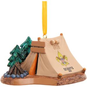 Kurt Adler 1.625 Inch Boy Scouts of America Tent Ornament for Personalization