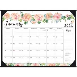 2026 Desk Calendar - Jan 2026 - Dec 2026, 12 Months Large Monthly Desk Calendar, 22" x 17", Desk Pad, Large Ruled Blocks, to-do List & Notes, Best Desk/Wall Calendar for Planning or Organizing