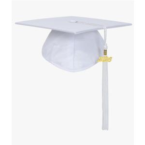 FtyFty Unisex Adult Matte Graduation Cap with Tassel Year Charm 2025