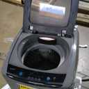 COMFEE 1.6 Cu.ft Portable Washing Machine, 11lbs Capacity Fully Automatic Compact Washer with Wheels, 6 Wash Programs Laundry Drain Pump, Ideal for Apartments, RV, Camping, Magnetic Gray