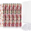 Teling 7.5 x 10.5 Inch Comic Book Boards Fabric Backing Board and U Shape Plastic Alligator Clips Poster Board for Folding Cloth and Storing Fabric Storage(100 Set)