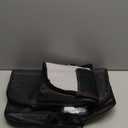 Car Seat Protector, Large Auto Protector for Child Seats with Thickest Padding and Non-Slip Backing Mesh Pockets for SUV, Sedan, Truck, Leather and Fabric - Black (1PS)