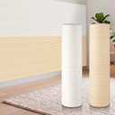 23.6 x 78.7 Inch Wall Padding for Kids, White, Beige, 2 Roll