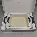 Staub Ceramic 2-pc Rectangular Baking Dish Set - Dark Blue