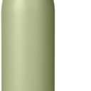 Amazon Basics Insulated Stainless Steel Water Bottle, Leak-Proof, Double-Wall, 20 oz., BPA-Free, Olive