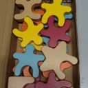 Fisher-Price Wood Montessori Toy Stacking Shapes, American Montessori Society Seal of Excellence, 16-Piece Wooden Learning Activity & Expert Play Tips for Kids Ages 2+ Years