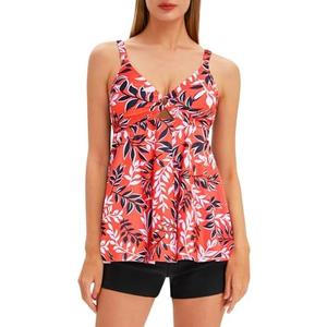 Jollkichay Tankini Swimsuits for Women Tummy Control Swimsuit Modest Tankini Top with Boyshort Bathing Suits Swimwear XXL Jollkichay Tankini Swimsuits for Women Tummy Control Swimsuit Modest Tankini Top with Boyshort Bathing Suits Swimwear XXL