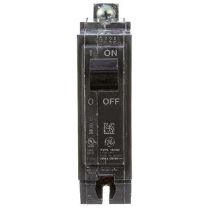 ABB TEY/Q-Line® THQB1150 Miniature Circuit Breaker • 50A Single Pole Breaker • 120/240 VAC, 10 kA Interrupt • Thermal Magnetic Trip • Bolt-On Installation • HID Compatible