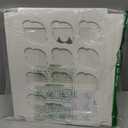 Kucoele 12 Count Cupcake Boxes, 6 Pack White Cupcake Containers with Windows and Inserts, Disposable Cupcake Carriers for Muffins, Treats, Pastries, 13 x 10 x 4 Inches