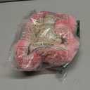 Andalus Brands Luxury Fluffy Car Steering Wheel Covers  Genuine Merino Sheepskin, Soft Fuzzy Car Steering Wheel Cover for Women, Universal 14.5-15" Size, Plush Fur Cute Auto Accessories, Pink