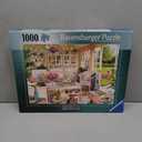 Ravensburger Haven No.12: The Tea Shed 1000 Piece Jigsaw Puzzle for Adults - 12000164 - Handcrafted Tooling, Made in Germany, Every Piece Fits Together Perfectly