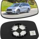 Left Side Heated Mirror Replace HO1324121 76253THRA12 Compatible with Honda Odyssey 2018 2019 2020 2021 2022 2023, Driver Side Exterior Rear View Mirror Glass