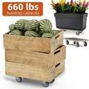 Wood Platform Dolly 4 Wheels Heavy Duty Furniture Mover Dolly 550 Lbs Capacity (2 Packs) ‎22.5 x 11.4 x 4.4 inches