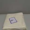 Extra Deep Twin XL Fitted Sheet - Hotel Luxury Single Fitted Sheet Only - Easily Fits 18 inch to 24 inch Mattress - Ultra Soft, Wrinkle Free w/Extra Deep Pockets - Breathable & Comfy - Beige Stripes