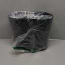 iDesign Slim Oval Plastic Waste Basket, The Cade Collection  10.56 x 5.5 x 9.77, Matte Black