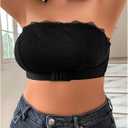 WDIRARA womens Soft (Black, XXXL)