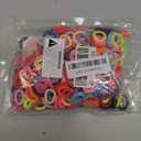 TVINLIK 350 PCS Multicolor Cotton Hair Ties  Small Baby Hair Elastics for Kids and Girls, No Crease Finger Ponytail Holders (20 Colors)