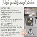 (3Pcs) It's The Friends We Meet Along The Way That Help Us Appreciate The Journey Sticker Inspirational Friendship Saying Vinyl Decal for Tumbler Laptop Tablet Water Bottles Phone- Size 2.5x3 Inches