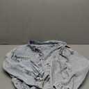 LifeShe Oversized Denim Jacket Women Boyfriend Jean Jacket Trendy Loose Shacket Fall Trucker Coats, Large