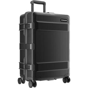 Pelican ATX Luggage Hard Case Luggage with Wheels - Waterproof Hardshell - Medium Size (25 Inch) Check-In Suitcase (Black)