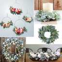 SHACOS Artificial Flocked Lambs Ear Stem 12 Pieces Lamb's Ear Branch Foliage Pick Greenery Leaf Flower Spray for Home Wedding DIY Floral Arrangement