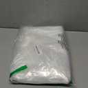 18" x 24" (100 Count) - Clear Poly Bags with Suffocation Warning Self Seal for Packaging, Shirts, Clothing & FBA - Permanent Adhesive