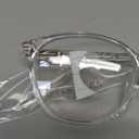 Progressive Multifocal Reading Glasses for Women Men, TR90 Fashion Blue Light Computer Readers, Clear 1.5x