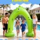 Sprinkler for Kids, Outdoor Water Toys for Kids 3-5 4-8, Inflatable Kids Sprinklers for Yard, Summer Splash Sprinkler Water Fun Toys Gifts for Boys Girls