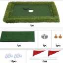 HSM Floating Golf Green - Chipping Green, Fun Pool Golf Game, Outdoor Putting Mats Training Accessories