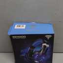 BENGOO G9000 Stereo Gaming Headset for PS4 PC Xbox One PS5 Controller, Noise Cancelling Over Ear Headphones with Mic, LED Light, 7.1 Surround Sound, Soft Memory Earmuffs for Nintendo Xbox Series X|S